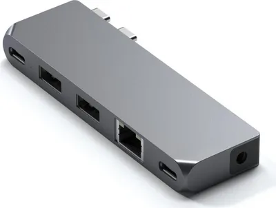 Produktbild von Satechi Pro Hub Mini przewodowy USB 3.2 Gen 1 (3.1 Gen 1) Type-C szary