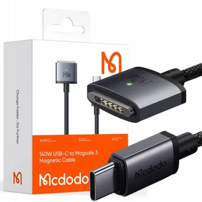 Produktbild von Mcdodo Kábel Nabíjacieho Adaptéra Macbook Air Pro Usb-C Magsafe 3 140W 2M