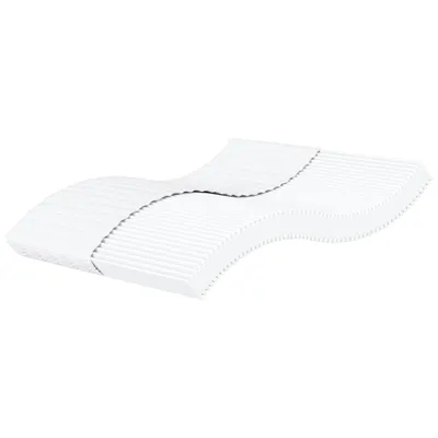Image de Matelas en mousse blanc 160x200 cm dureté H2 H3