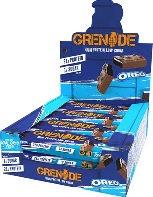 Produktbild von Grenade Protein Bar - 12 x 60 g Oreo