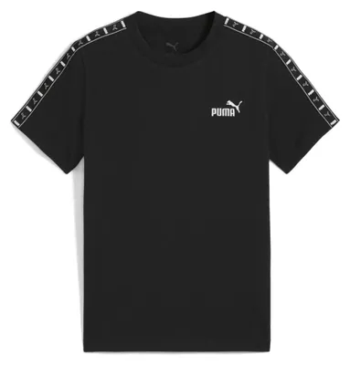 Produktbild von Puma T-Shirt für Jungen, mit kurzen Ärmeln, in der Farbe Schwarz, gefertigt aus 100% Baumwolle