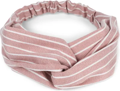 Produktbild von styleBREAKER Damen Haarband mit Streifen Muster, Twist Knoten und Gummizug, Stirnband, Headband, Pinup, Rockabilly 04026038