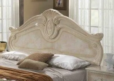 Produktbild von Barock Doppelbett Amalfi 160x200 cm in Beige / Gold