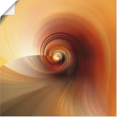 Produktbild von ARTland Poster Abstraktes in Creme Größe: 100x100 cm