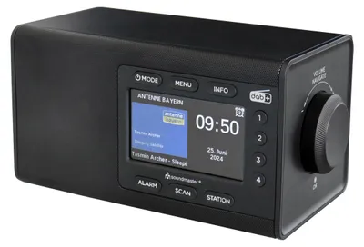 Zdjęcie produktu dla Soundmaster DAB900SW, Przenośny, Analogowe i cyfrowe, DAB+, FM, 5 W, LCD, 10,9 cm (4.3")