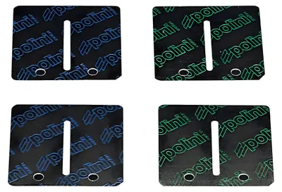 Image de Plaquettes de frein en carbone Polini, dimensions 38 x 36 mm, épaisseur 0,30-0,35 mm, pour Yamaha Aerox 50