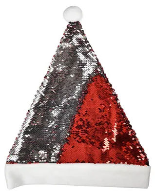 Imagen del producto de L-Merch - Gorro de Navidad, reversible, modelo LT4685 (talla única) (rojo/blanco)