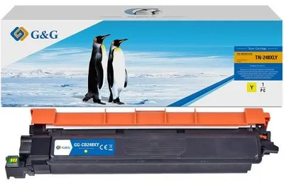 Obrázok produktu pre G&G | Tonery Ninestar pre tlačiarne Brother TN248XL, farba: žltá - kompatibilné - originálne