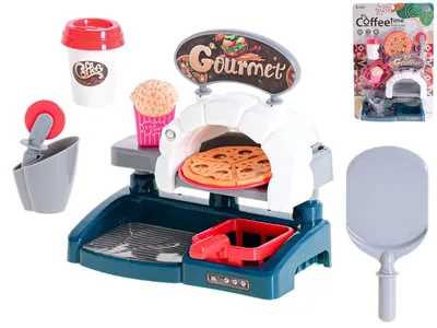 Produktbild von Schnellimbiss-Pizza-Set 16x16cm 8teilig