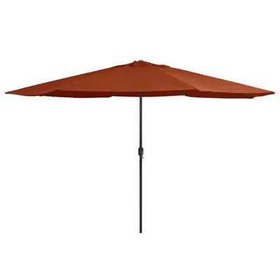 Produktbild von Sonnenschirm mit Metall-Mast 390 cm Terrakotta