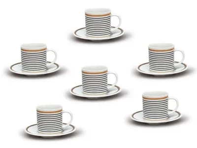 Zdjęcie produktu dla Filiżanki i spodki do espresso Thun 1794, 100 ml, Elegance B, 6 sztuk, Thun