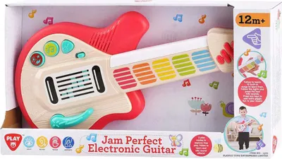 Produktbild von Playgo elektrische Spielzeuggitarre Jam Perfect mit Licht und Sound
