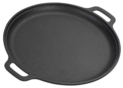 Gusseiserne Pfanne, rund, 31 cm, mit Griffen