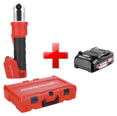 Obrázek produktu pro Rothenberger ROMAX NANO akumulátorový lis 18 V 34 kN CAS + 1x akumulátor 2,0 Ah + Rocase - bez nabíječky