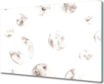 Produktbild von Glas Schneidebrett Herdabdeckplatten Schneideplatten - 80x52 cm - Mondkunst