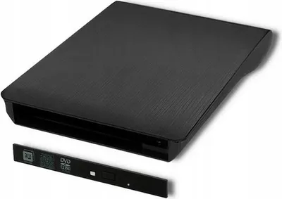 Zdjęcie produktu dla Qoltec 51865, Napęd dysków optycznych, Czarny, Windows 2003, XP, Vista, Windows 7, 8.1, 10 i MAC OS system, Linux, 147 mm, 15 mm, 145 mm