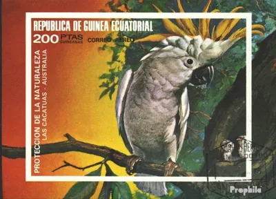 Produktbild von Briefmarken Äquatorialguinea 1974 Mi Block150 (kompl.Ausg.) gestempelt Australische Vögel