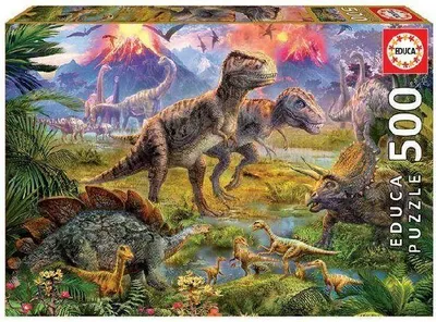 Produktbild von Educa - Dinosaurier-Treffen - Puzzle