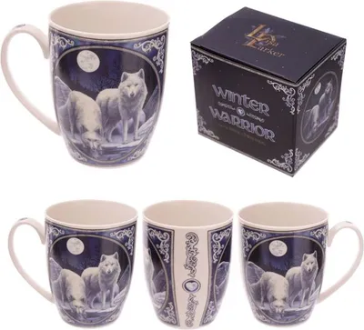 Produktbild von Kaffeebecher Wölfe, Lisa Parker Kaffeetasse Tassen Teetassen Kaffeepott Henkelbecher Wolf