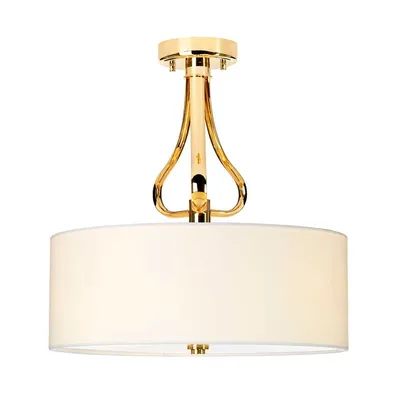 Produktbild von Elstead Falmouth LED Deckenleuchte G9 3-fach Französisches Gold IP44