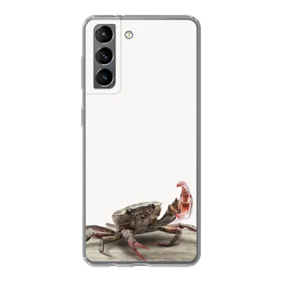 Produktbild von MuchoWow® Handyhülle Schutzhülle Hülle für Samsung Galaxy S21 Kinder - Krabbe - Meerestiere - Jungen - Mädchen - Kinder Silikon Softcase Handy Hülle - Softcase