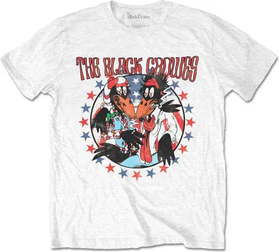 Produktbild von The Black Crowes - "Americana" T-Shirt für Herren/Damen Uni RO4703 (XL) (Weiß)
