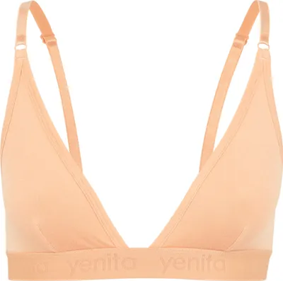 Produktbild von Yenita® Bustier Triangel BH aus Viskose XL Peach