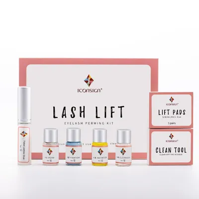 Produktbild von ICONSIGN Wimpernlifting Set, Wimpern Perm Kit, Wimpern Curling und Pflege Set, für Salon & Zuhause, langanhaltender Schwung (2–3 Monate)