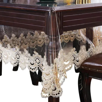 Zdjęcie produktu dla Obrus PVC, wodoodporny, prostokątny, 150 x 300 cm, jasnobrązowy