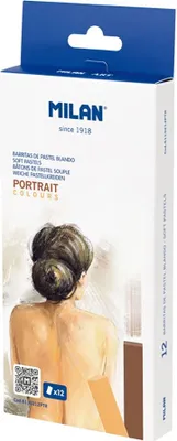 Image de Pastels tendres Art Milan, 12 couleurs pour le dessin