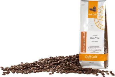 Produktbild von Espresso "Don Vito" in 1 kg Tüte, ganze Bohne