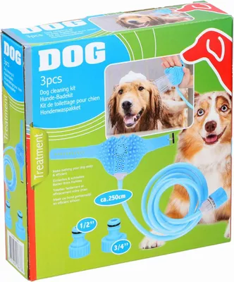 Immagine prodotto di Soffione doccia per cani con guanto in silicone Soffione doccia