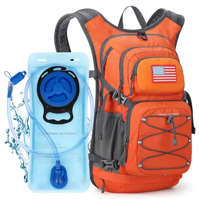 Produktbild von Wanderrucksack Trinkrucksack Hydrationsrucksack - 2 L Wasserblase - Leicht - 20 Liter - Für Wandern und Radfahren