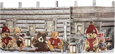 Produktbild von X-Mas Gardine Scheibengardine beleuchtet Fenstergardine LED 45x120cm