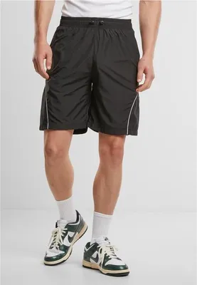 Obrázok produktu pre Pánské kraťasy Urban Classics Piped Panel Trackshorts black - 3XL
