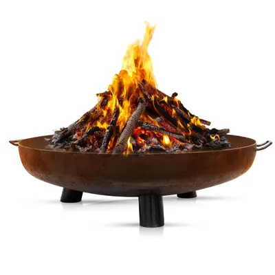 Immagine prodotto di BonFeu BonBowl Plus Braciere 80 cm – Braciere per il giardino – Braciere per esterni – Braciere – Braciere per il giardino – 80 x 80 x 23,5 cm
