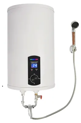 Obrázok produktu pre Elektrický ohrievač vody, objem 30 l, digitálny displej, BIELY