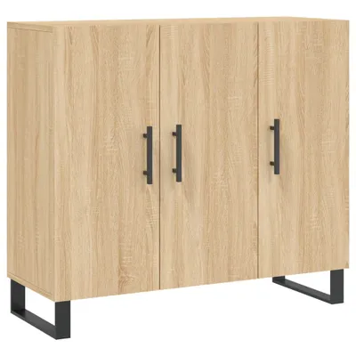 Produktbild von Sideboard Sonoma-Eiche 90x34x80 cm Holzwerkstoff
