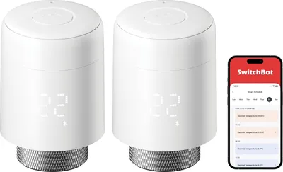 Produktbild von SWITCHBOT Heizkörperthermostat, weiß, 2 Stück
