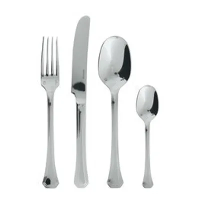 Image de Sambonet S0277 Decò, service de table 6 pièces, acier inoxydable argenté