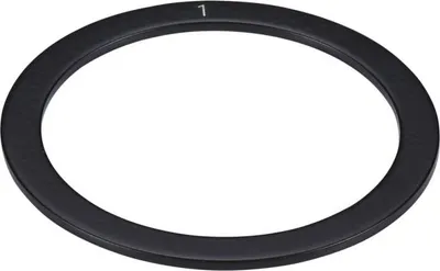 Image de BBB Cycling BBB Entretoise de boîtier de pédalier, lot de 20, 36 x 30 x 1,0 mm, noir - ...