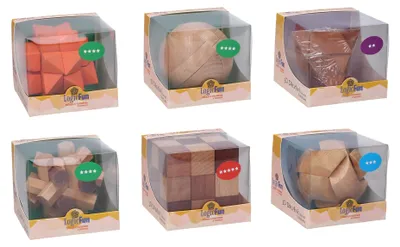 Image de Puzzle - 3D en bois - 6 types