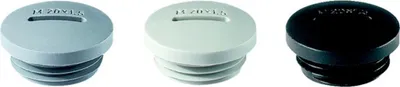 Productafbeelding van JACOB PA-afsluitbout, M20x1,5, RAL7035, lichtgrijs, 1 stuk.