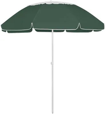 Imagen del producto de Sombrilla de playa, sombrilla, parasol, sombrilla, sombrilla para terrazas, sombrilla de mercado, color verde, 300 cm