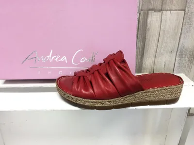 Produktbild von Andrea Conti Damen Pantolette rot 36