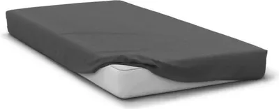 Produktbild von Spannbettlaken 180 x 200 cm + 30 cm Tasche – Mikrofaser – 82 g – Anthrazitgrau