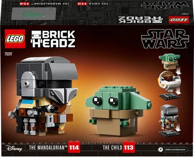 Zdjęcie produktu dla LEGO Star Wars BrickHeadz The Mandalorian, Zestaw do budowania, 6 lat(a), Plastik, 310 szt., 270 g