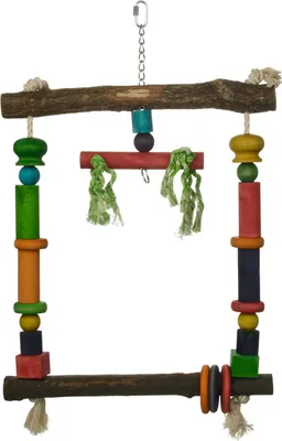 Produktbild von Beeztees Schaukel Papagei - Vogelspielzeug - 35x56 cm