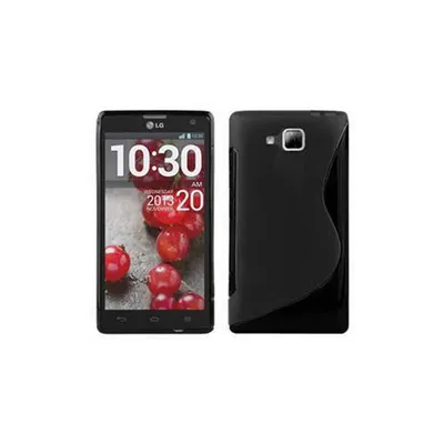Image de Cadorabo Housse de protection pour LG L9 (2.Gen.) Housse en noir Housse pour téléphone portable Case TPU Silikon Etui