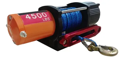 Image de Treuil électrique, capacité de charge de 4500 lb, conception étanche, nylon 4500 lb